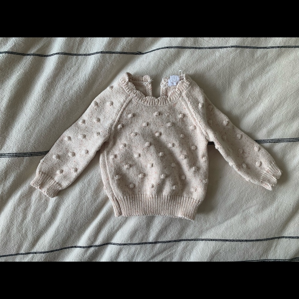 Jamie Kay Bubble Sweater NWOT